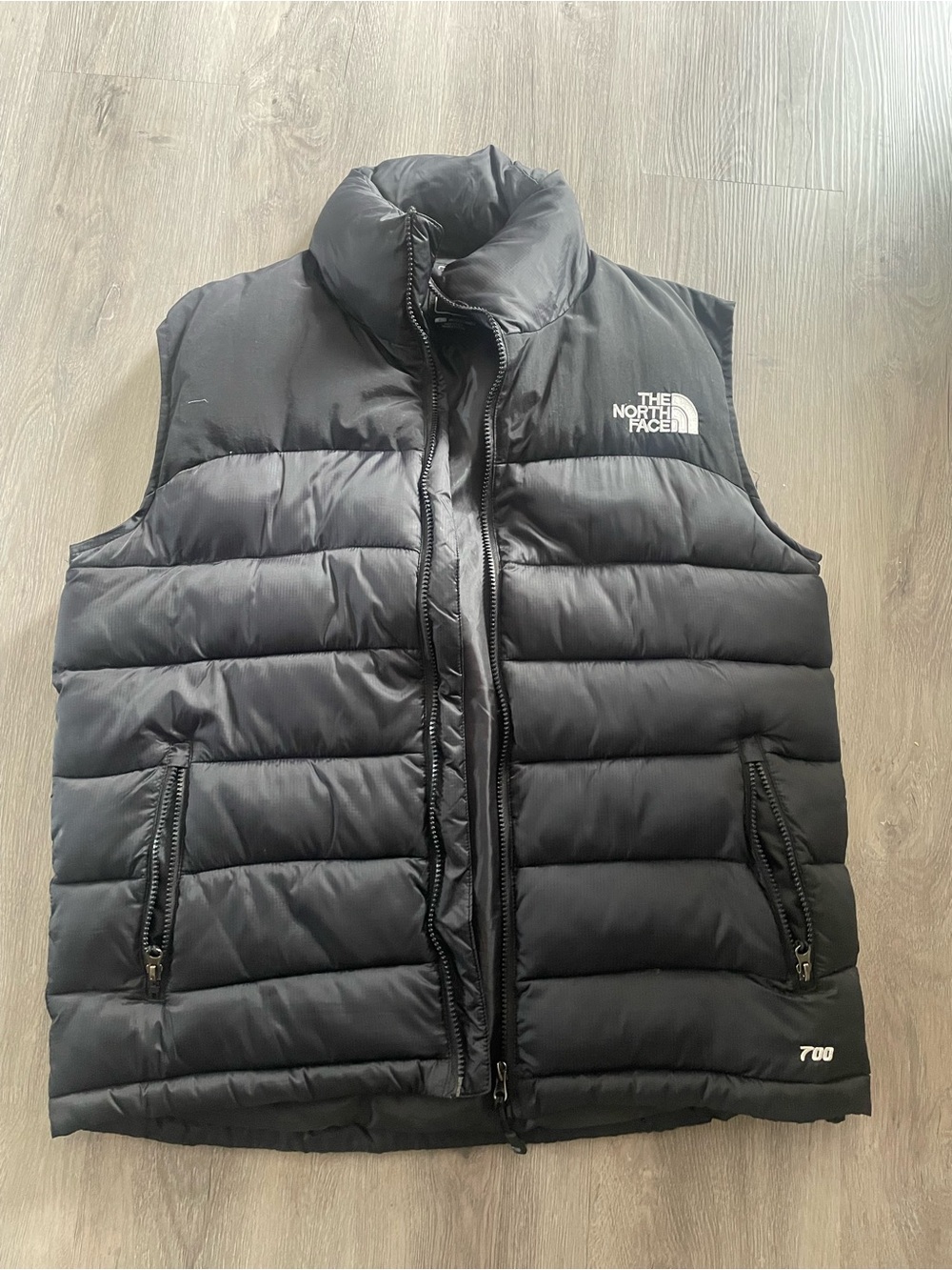 The North Face Men’s Black Quilted 700 Down Vest